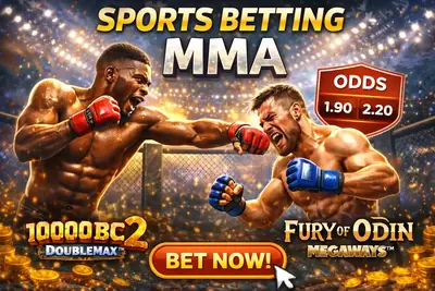Intense MMA fighters facing off with live betting odds available for Irish players